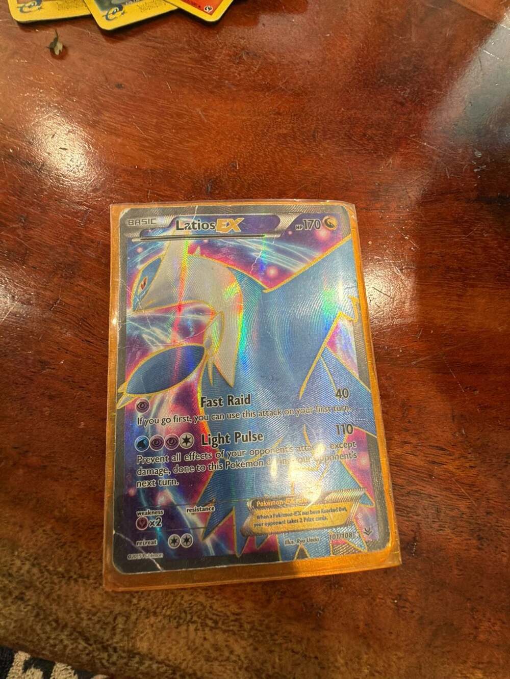 Pokemon Latios EX 101/108 Full Art Ultra Rare Holo XY Roaring Skies